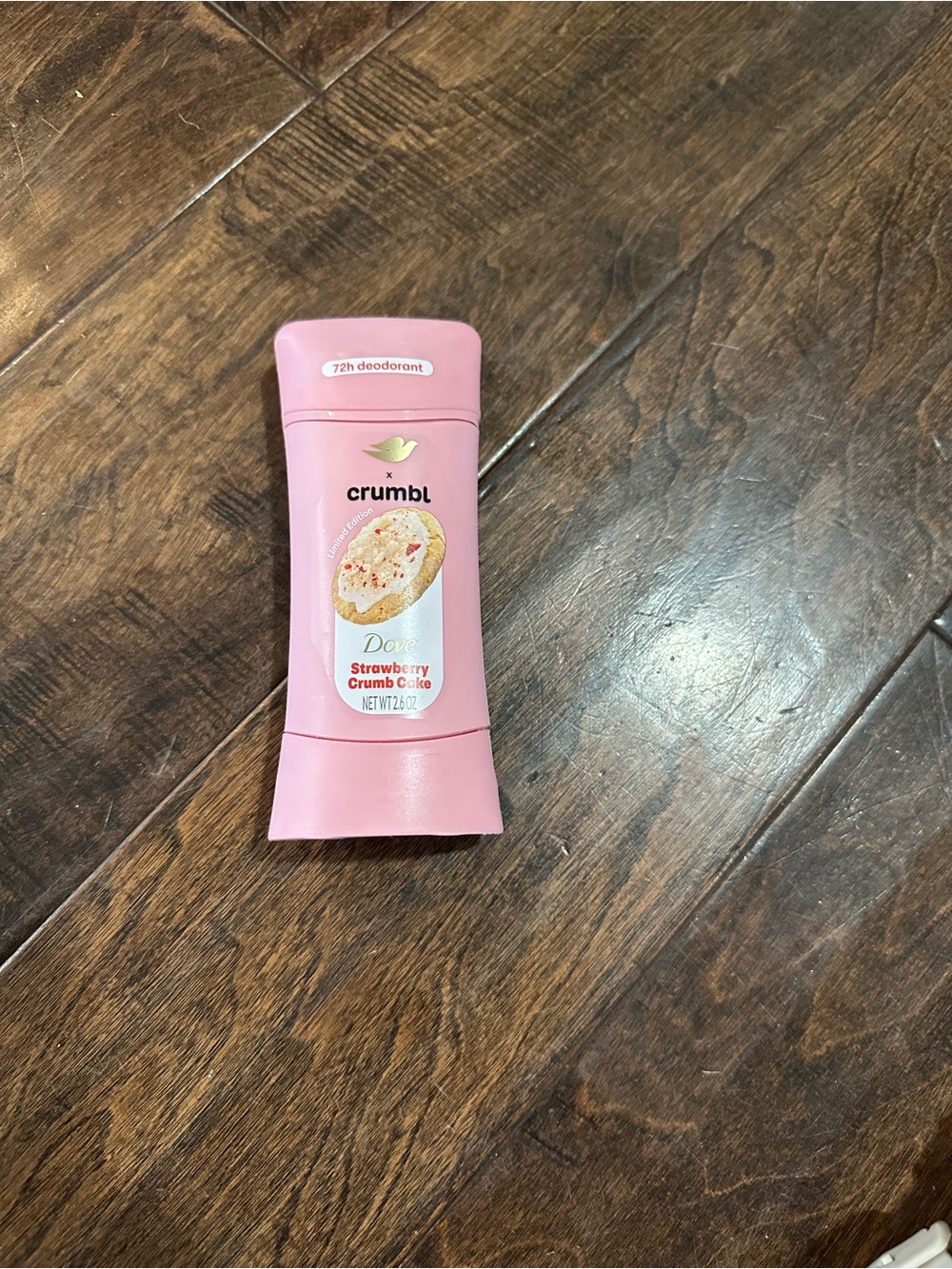 Crumbl x Dove Strawberry Crumb Cake Kids Deodorant - Pink